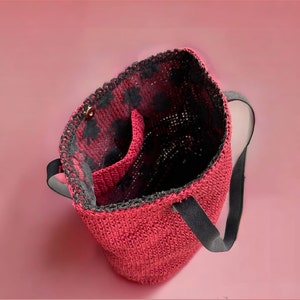 Red Wicker Arm Bag image 3