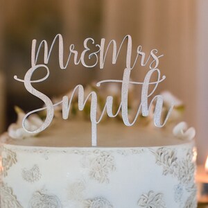 Wedding cake topper, Personalized cake topper, Rustic wedding cake topper, Custom Mr Mrs cake topper, Birthday Cake toppers, anniversary