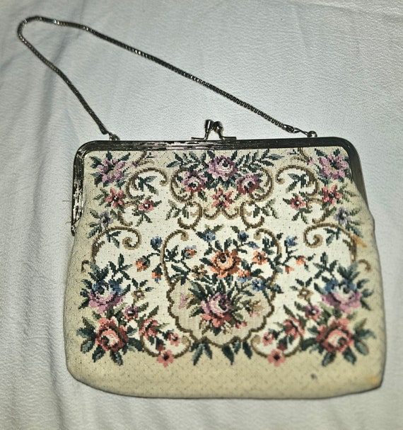 Vintage Tapestry Evening Bag/Clutch