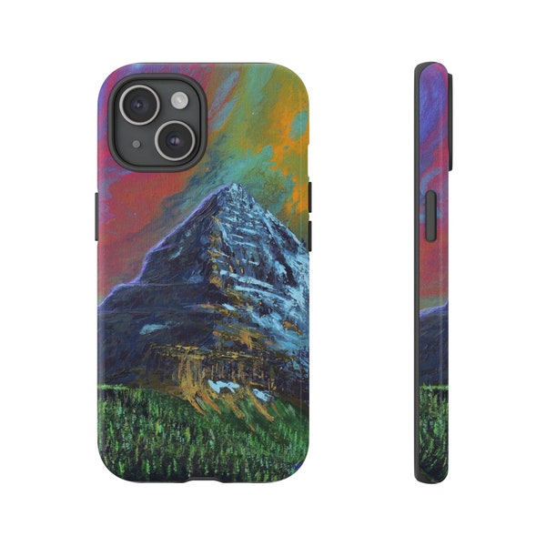 Psychedelic Acrylic Pour Mountain, Phone Case, iPhone, Samsung Galaxy, and Google Pixel, by Clayton York 42