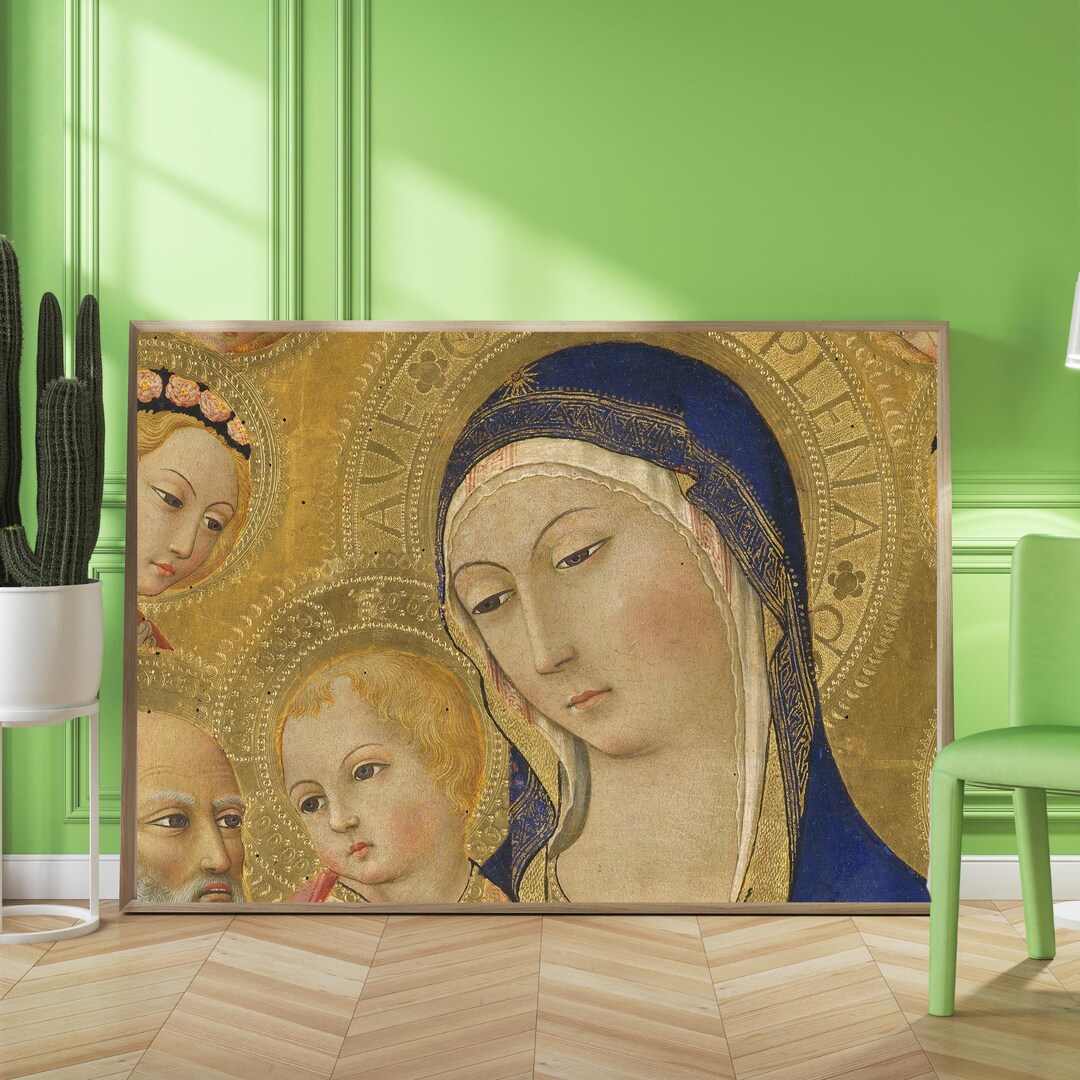 5 Catholic Wall Art Print, Printable Vintage Religious Bible Christian ...