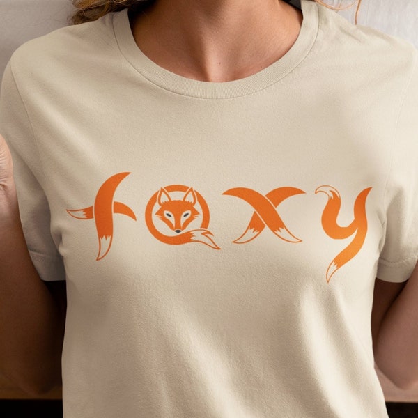 Foxy Tshirt for Furry Community with Fox Face Woodland Creature for Animal Enthusiast Wolf Lover Convention Shirt for Yiff Anthro Fursona