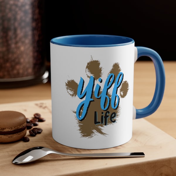 Furry Yiff Life Coffee Mug to Embrace Your Inner Animal Unique Creation Cup Gift for Furry Community Fursona Art Statement Teacup for Friend