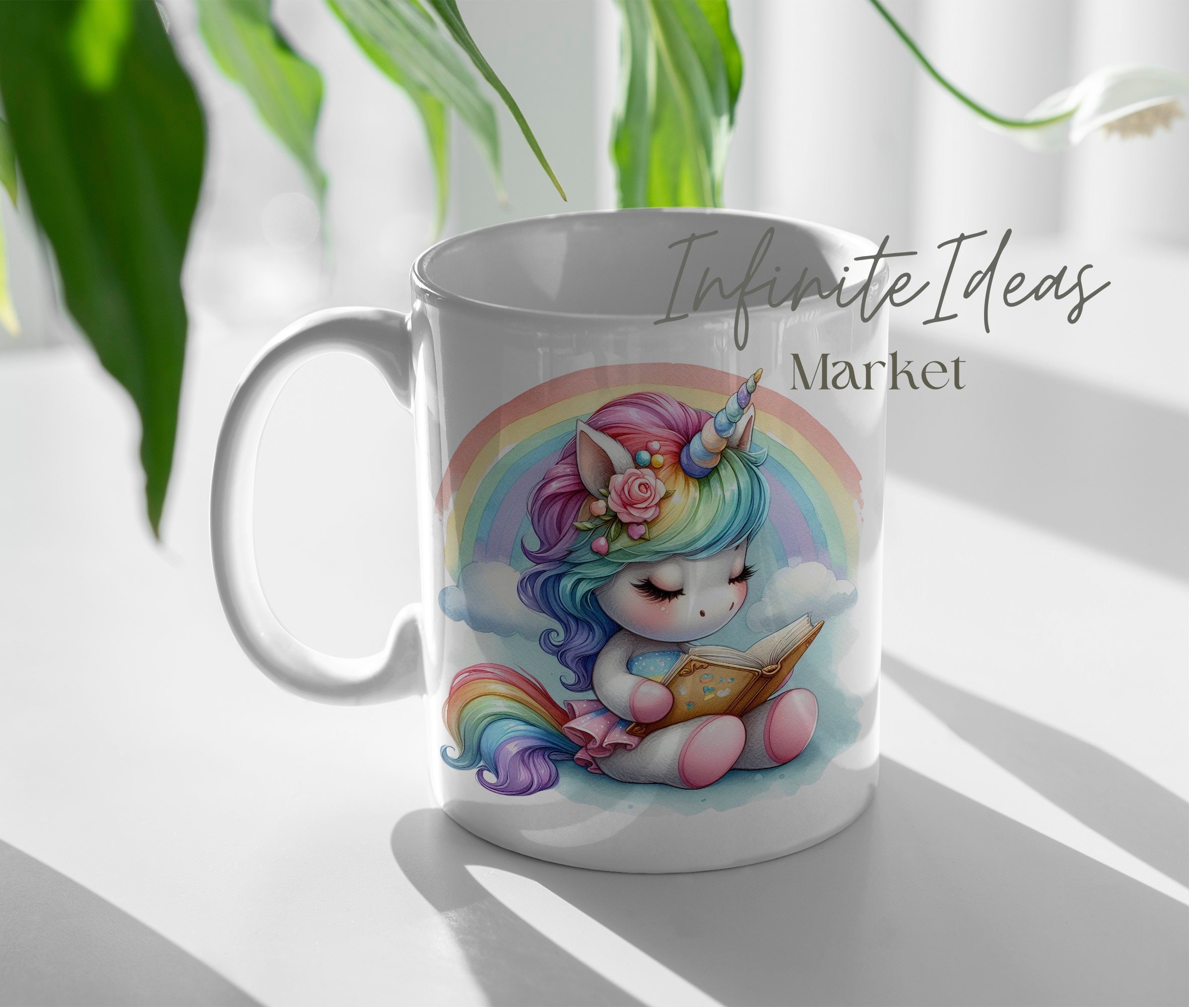 Magical Unicorn Clipart Bundle PNG Files, Instant Digital Download - Etsy
