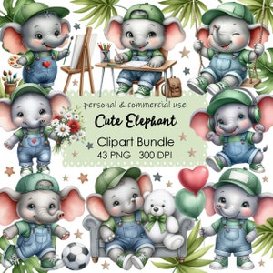 Imágenes Prediseñadas de elefante lindo, imágenes prediseñadas de animales, elefante 43 PNG, imágenes prediseñadas para niños, imágenes prediseñadas de guardería, imágenes prediseñadas de cumpleaños, descarga digital