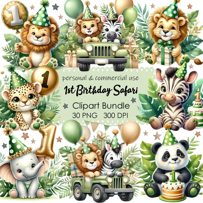 Safari Clip Art - Etsy