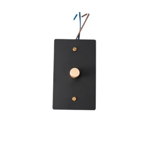 Light switch, Dimmer, Outlet Solid Brass Black Wall Plates zdjęcie 2