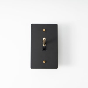 Light switch, Dimmer, Outlet Solid Brass Black Wall Plates zdjęcie 4