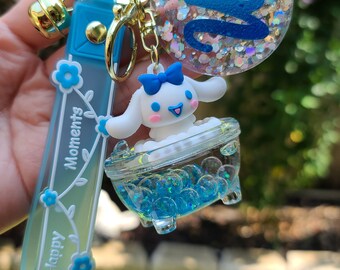 Personalized Liquid Confetti Bathtub Kitty, Cinnamon, Kuromi Cute