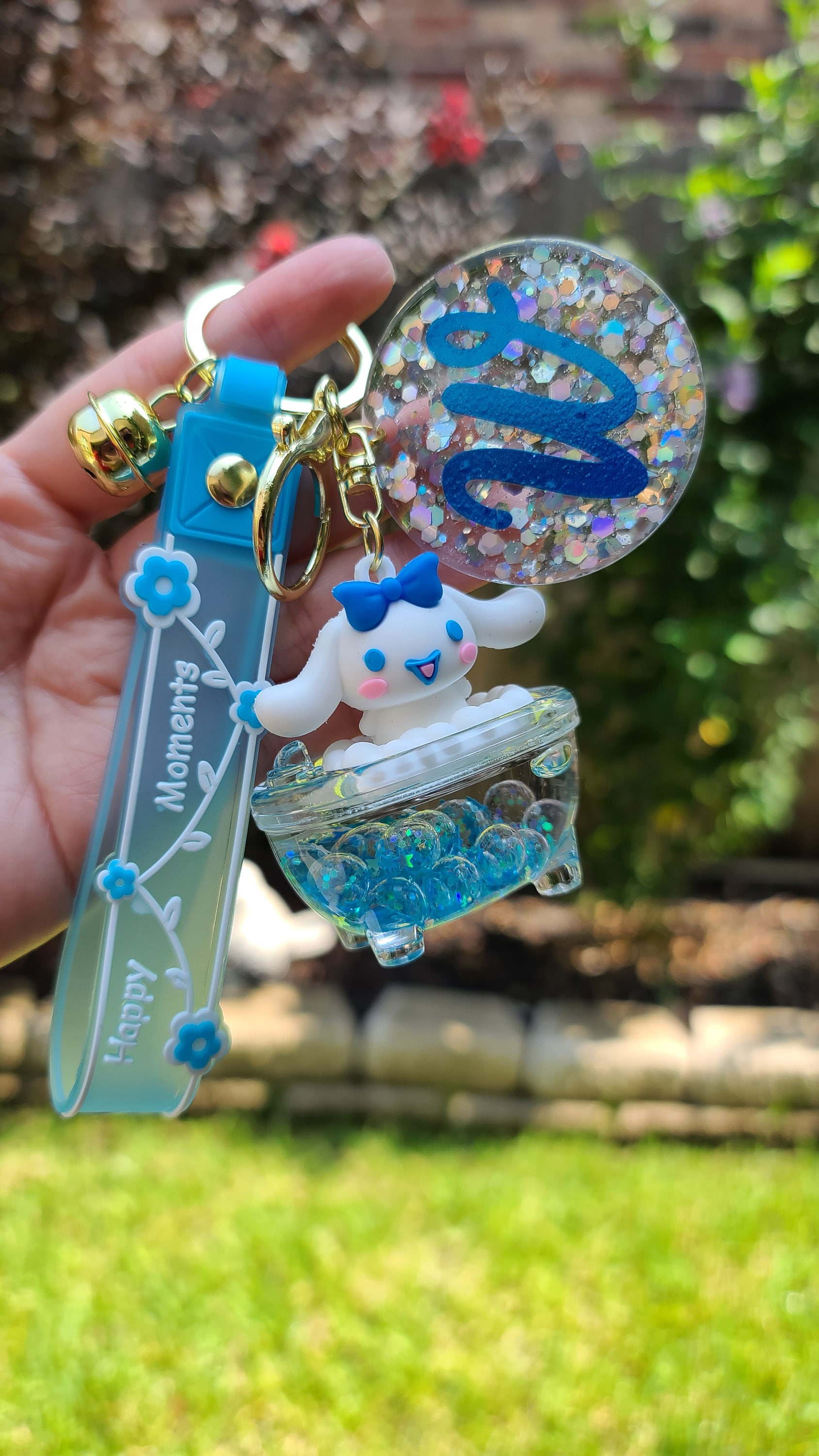 Personalized Liquid Confetti Bathtub Kitty, Cinnamon, Kuromi Cute