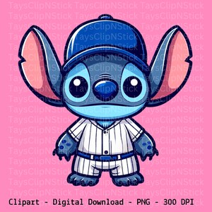 Baseball Player - Clipart - Digital Download - PNG - 300 DPI