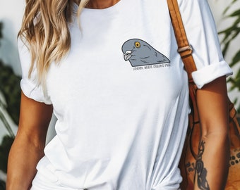 London Pigeon Travel Shirt,Travel Buddies Gift, Pigeon Shirt,Traveling Gift,Pigeon Lover,Vacation T-Shirt,Matching Travel Shirt,Travel Lover