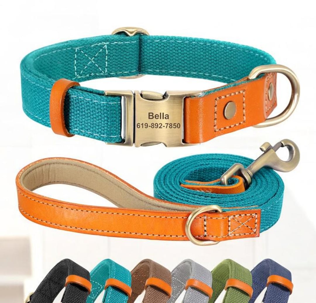 Leash Soft Puppy Collar Dog Leash For Large Dogs Plutus Pet Cotton Dog  Collar