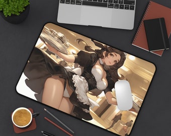 Anime Desk Mat, Long Desk Mats, Aesthetic Gaming Mousepad, Christmas, Birthday Gift Idea, Anime Game Mats, Gaming Mousepad