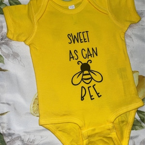 Sweet As Can Bee Baby Onesie