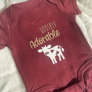 Udderly Adorable Baby Onesie