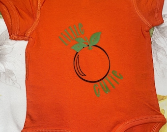 Little Cutie - Body de bebé naranja