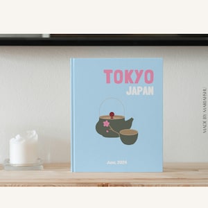 Tokyo Japan Travel Book Templates| Coffee Table Photo Book, Personalize Photo Book, Canva, Japan, Customizable Digital Download
