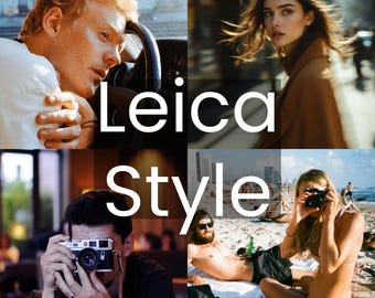 Presets de Lightroom para cámaras Leica: Película, Vintage, Granulado (Móvil y Escritorio)