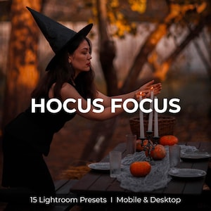 Gruseliges Halloween Lightroom Preset, Stimmungsvoller Herbst Filter (Mobile & Desktop)