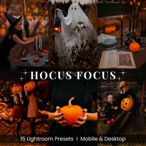 Griezelige Halloween Lightroom-presets, humeurige herfstfilters (mobiel en desktop)