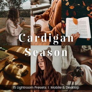 Fall Presets Lightroom, Moody Fall Presets, Lightroom Mobile & Desktop Presets, Aesthetic Presets, Warm Autumn Filter, Halloween Presets