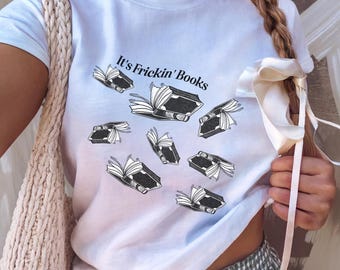Bookish Halloween Baby Tee Its Freakin Books Baby Tee Halloween Baby Tee Cute Bookish Halloween T  Halloween Book Club Fall Book Club Shirt
