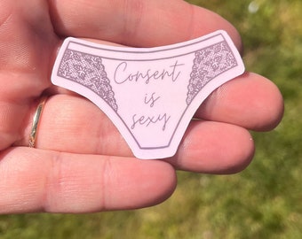 Consent Sticker, Vote Them Out, Pro Choice, Pro Choice Sticker Feminist Sticker  Feminism Stickers,Empowerment Sticker, Smash the Patriarchy