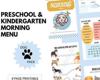 Morning Menu Daily Worksheets