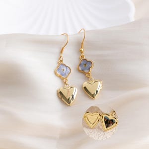 Pendientes de medallón personalizados con foto, aros de corazón con medallón de estilo vintage, pendientes con letras, joyas personalizadas, regalo de boda, regalo para ella