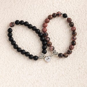 Personalisiertes Armband für Paare, Personalisiertes Armband,Magnetverschluss, Magnetverschluss, Magnetarmband, Personalisiertes Armband,