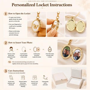 Butterfly Shell Locket Necklace, Custom Photo Locket Necklace, Memorial Jewelry for Mom, Wedding Gifts for Sister image 3