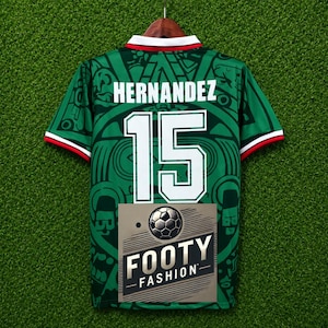 Mexico 98 Jersey Luis Hernandez - Etsy