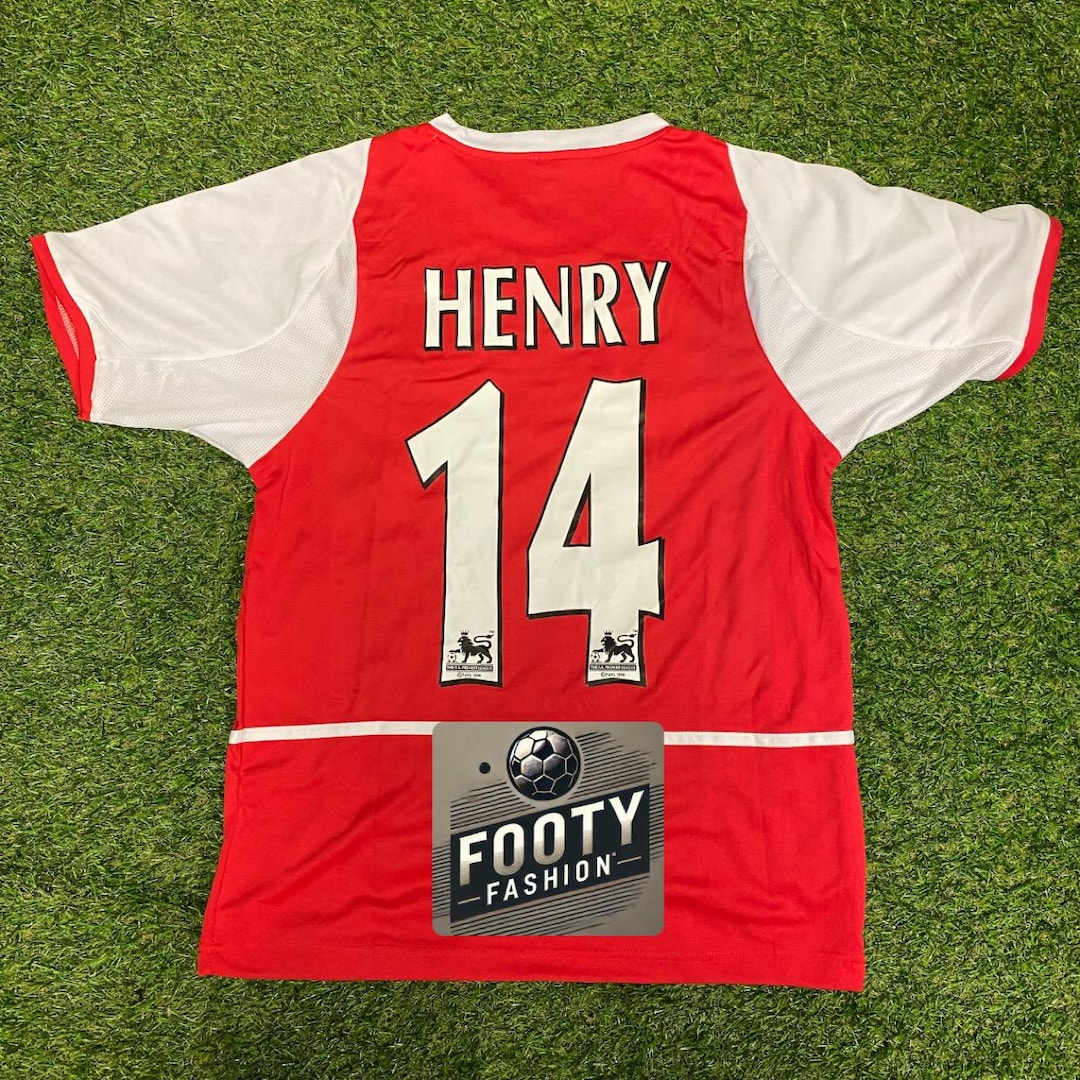 Arsenal 2002/2003 Thierry Henry #14 Home Jersey - Etsy Canada