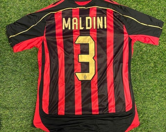 AC Milan 2009/10 Ronaldinho #80 home jersey long sleeve