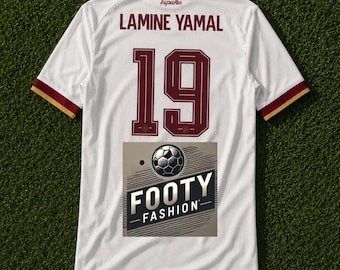 Camiseta de visitante número 19 de España para el Mundial 2026