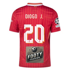 Liverpool Diogo Jota home jersey 2024/25