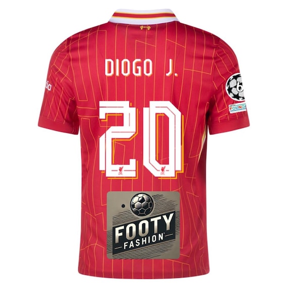 Liverpool Diogo Jota Home Jersey 2024/25 - Etsy
