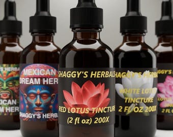 Red Lotus Glycerin Tincture – 200:1 Extract – 2 oz Dropper Bottle