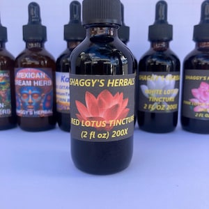 200X Red Lotus Tincture (2 oz) bottles