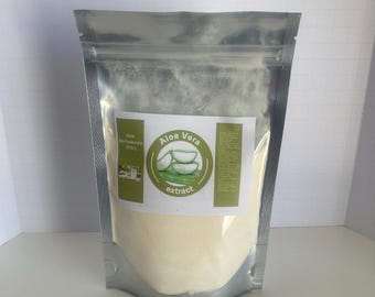 Freeze Dried Aloe Vera Powder 4oz - Food Grade 200:1 Concentrate - Pure Inner Leaf Supplement