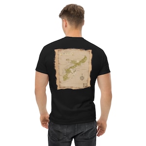 Okinawa Diving Map Men's classic tee