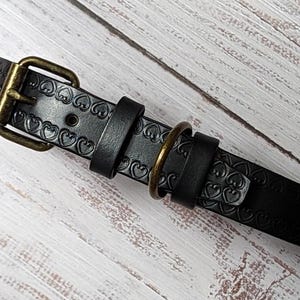 Personalized Leather Dog Collar: Custom Engraved Pet ID Accessory – Durable Design image 7