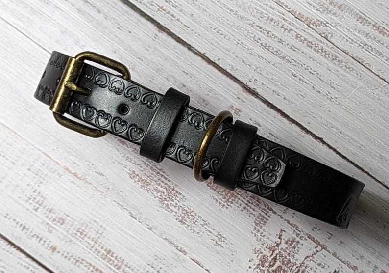 Personalized Leather Dog Collar: Custom Engraved Pet ID Accessory – Durable Design image 7