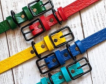 Personalized Handmade Dog Collar - Leather Pets Collar - Handcrafted Gift For Pet