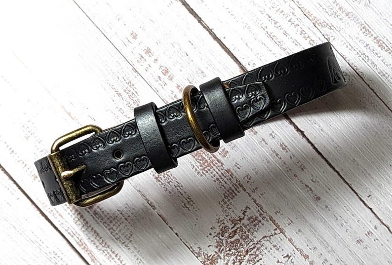 Leather Pet Accessory Personalized Dog Collar Custom Engraved Identification Handmade Quality Design Durable Material Construction Comfortable Everyday Wear Perfect Walking Essential Unique Gift Idea Special Occasion Present Birthday