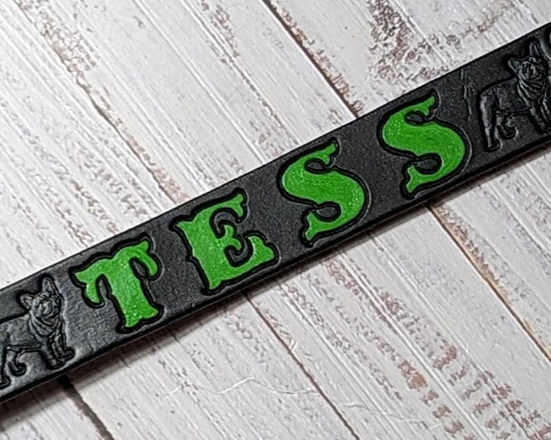 Personalized Leather Dog Collar: Custom Engraved Pet ID Accessory – Durable Design image 8