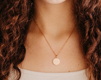 “BLESSED” necklace with engraving made of stainless steel