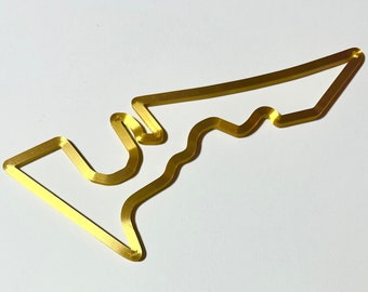 Decoração de parede para pista de corrida de F1: tamanho normal - acabamento brilhante