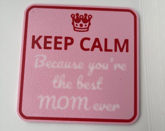 Coaster Set celebrating Moms - A beautiful great gift for moms all year round!